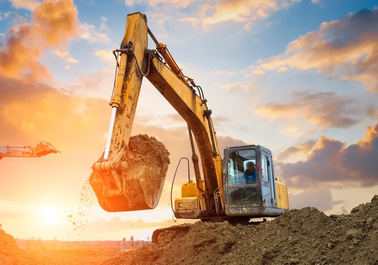 koparka podczas pracy